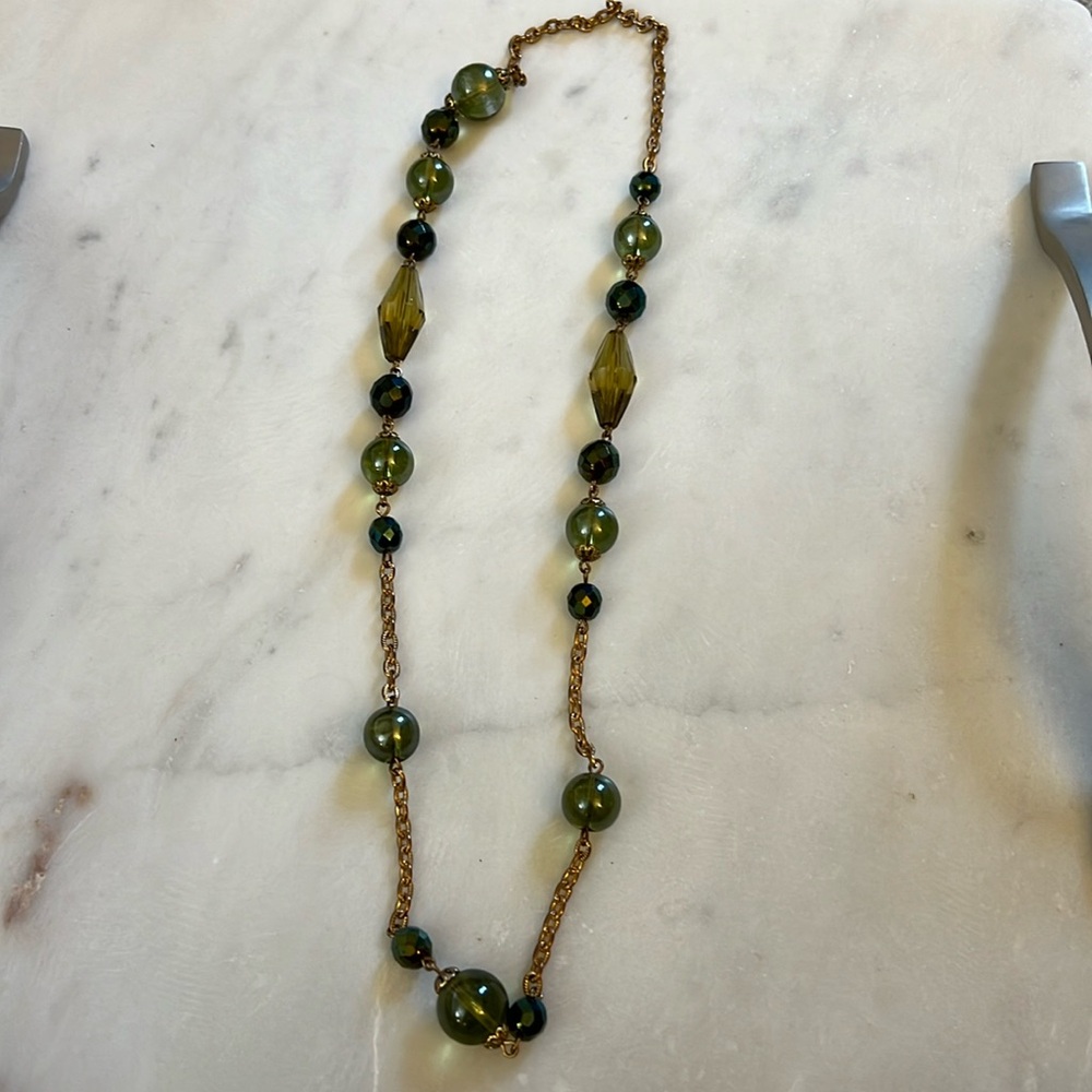 Green Fashion Necklace